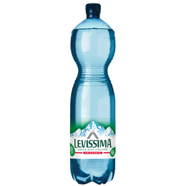 Acqua frizzante bottiglia 25 RPET 1,5L Levissima