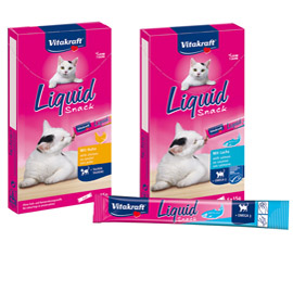 Snack Cat Liquid-Snack per gatti con Omega3 gusto salmone 90 gr