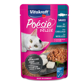 PoE'sie DE'liSauce per gatti gusto merluzzo 85 gr