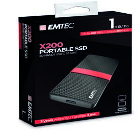 Emtec Hard Disk SSD esterno da 1 terabyte (3.1)