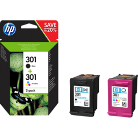 HP 301 INK CARTRIDGE COMBO 2-Pack (NERO+COLORE)