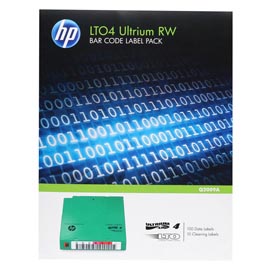 ETICHETTE PER CODICI A BARRE PER AUTOMAZIONE HPE ULTRIUM 4RW