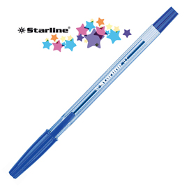 SCATOLA 50 PENNA SFERA BLU P. FINE 0.7MM STARLINE