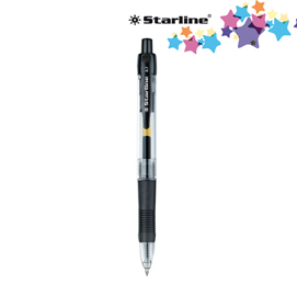 PENNA SFERA SCATTO INK GEL NERO 0.7MM Fine STARLINE