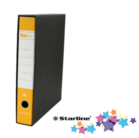 Registratore STARBOX f.to protocollo dorso 5cm giallo STARLINE/sfuso