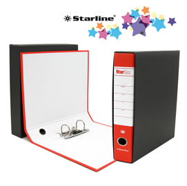 Registratore STARBOX f.to commerciale dorso 5cm rosso STARLINE