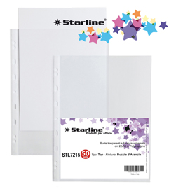 50 Buste forate 22x30cm Buccia Top Starline