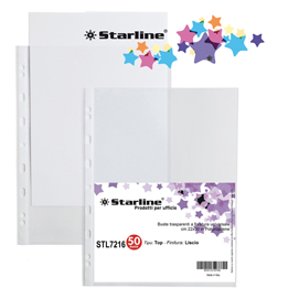 50 Buste forate 22x30cm Liscio Top Starline