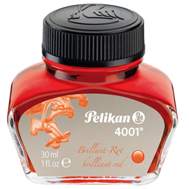 INCHIOSTRO STILOGRAFICO PELIKAN 4001 30ML ROSSO