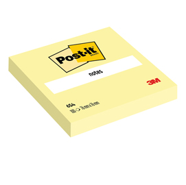 BLOCCO 100fg Post-it® Giallo Canary™ 76x76mm 654