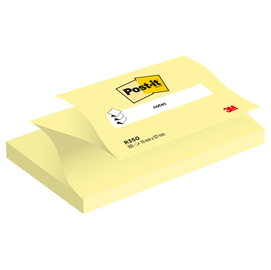 BLOCCO 100fg Post-it® Super Sticky Z-Notes R350 Giallo Canary™ 76x127mm