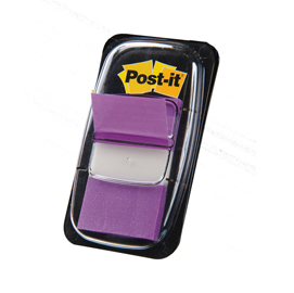 SEGNAPAGINA Post-it® 680-8 PORPORA 25.4X43.6MM 50FOGLIETTI