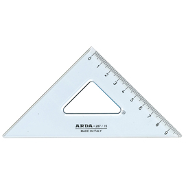 SQUADRA UNI ARDA 45° 15CM