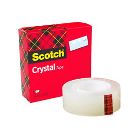 NASTRO ADESIVO Scotch® CRYSTAL CLEAR 600 33MTX19MM