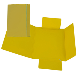 CARTELLINA C/ELASTICO 17X25CM GIALLO 40L