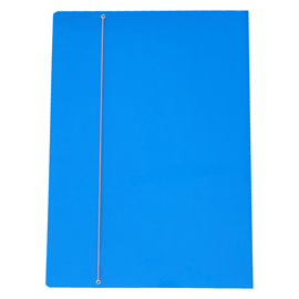 CARTELLINA C/ELASTICO cartone plastificato 50X70CM AZZURRO 57EL