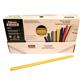 SCATOLA 50 DORSETTI 6MM GIALLO TONDO