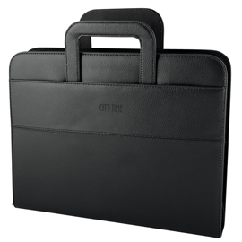 CARTELLA PORTABLOCCO PROFESSIONAL 36X28.5X6CM NERO City Time