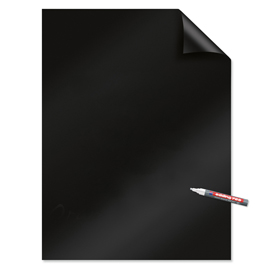 ROTOLO 25FG ELETTROSTATICI 60x80CM NERO MAGIC CHART Legamaster