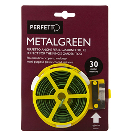 FILO IN METALLO RICOPERTO MULTIUSO METALGREEN 30mt PERFETTO