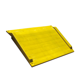 Rampa di accesso 75x125,6x7,5cm Giallo