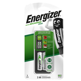 Caricabatteria Mini 2AA- Energizer Power Plus