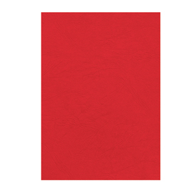 100 Copertine A4 cartoncino groffrato semilpelle 240g rosso Fellowes