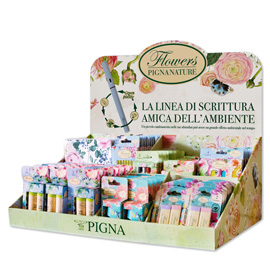 Expo assortimento cancelleria Nature Flowers Pigna