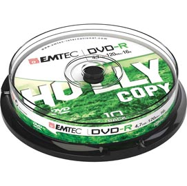 DVD-R EMTEC4,7GB 16X SPINDLE (kit 10zp)