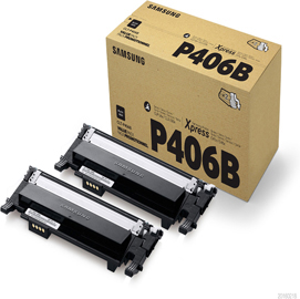 Hp/Samsung Toner Nero CLT-P406B: confezione da 2