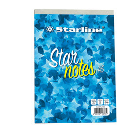 Blocco Note A5 15x21cm 5mm 60gr 60Fg StarNotes Starline