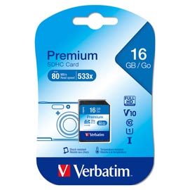 SECURE DIGITAL 16GB CLASSE 10